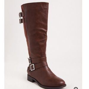 Tall Extra Wide Cafe Boots